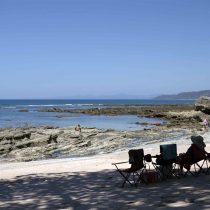 The paradisiacal beaches of Santa Teresa, tourist destination of Costa Rica