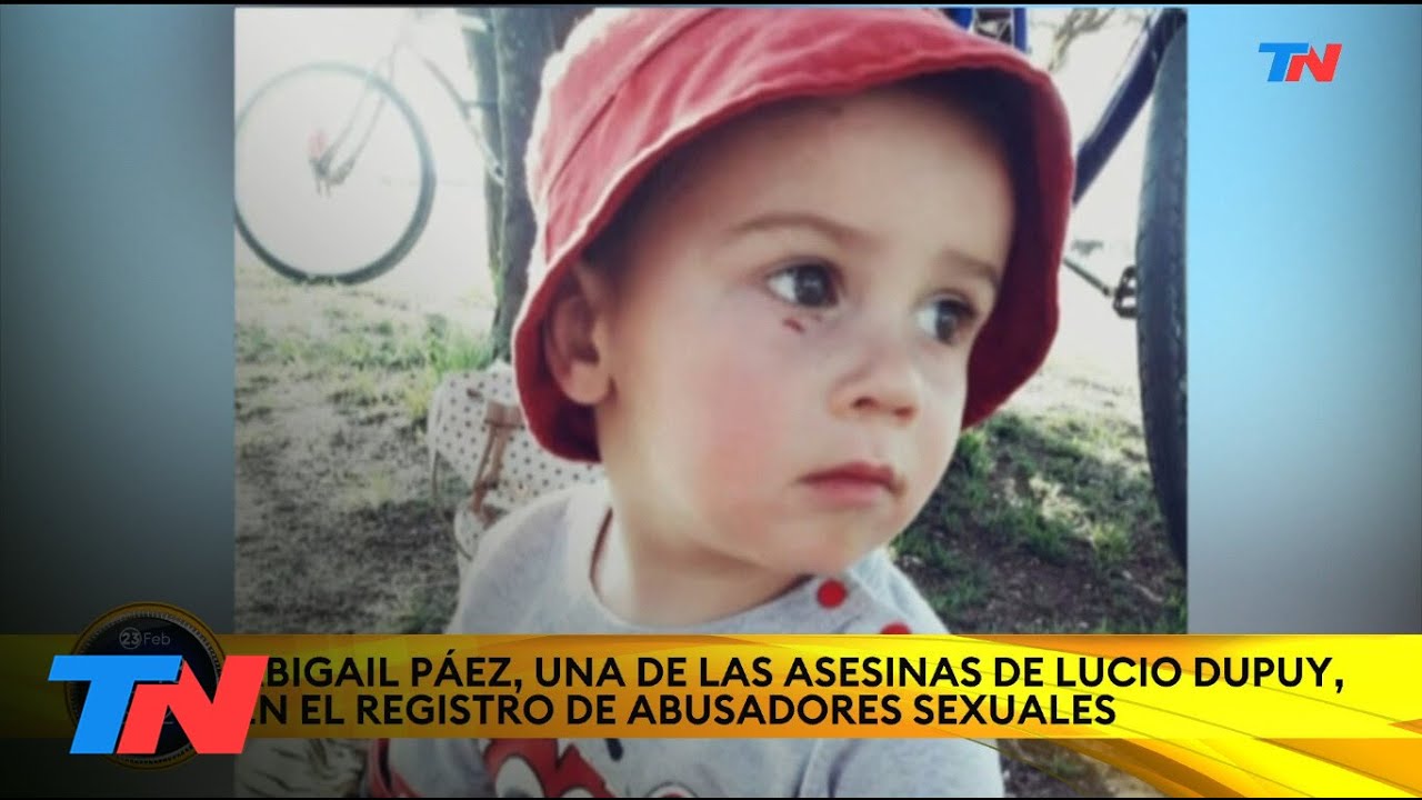 CASO LUCIO DUPUY I La madrastra, Abigail Páez, ya está en el registro de abusadores sexuales