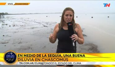 Video: CHASCOMÚS I En medio de la sequía, diluvió