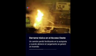 Video: DERRAME TÓXICO EN EL ACCESO OESTEI I #Shorts