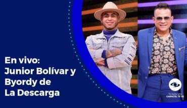 Video: En vivo: Junior Bolívar y Byordy hablan del concierto virtual de La Descarga