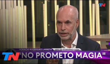 Video: HORACIO RODRIGUEZ LARRETA: “No prometo magia”