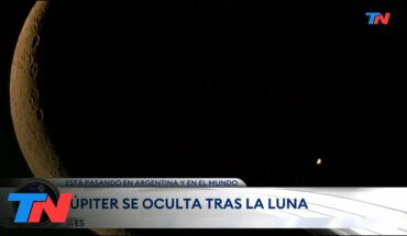 Video: Júpiter se ocultó tras la luna, este fenómeno se repetirá recién en 2025