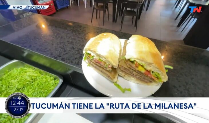 Video: TUCUMÁN I Semana del sandwich de milanesa, emblema tucumano