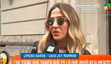 Jimena Barón spoke of the situation of Jey Mammón: “drags a minor to a place that does not correspond