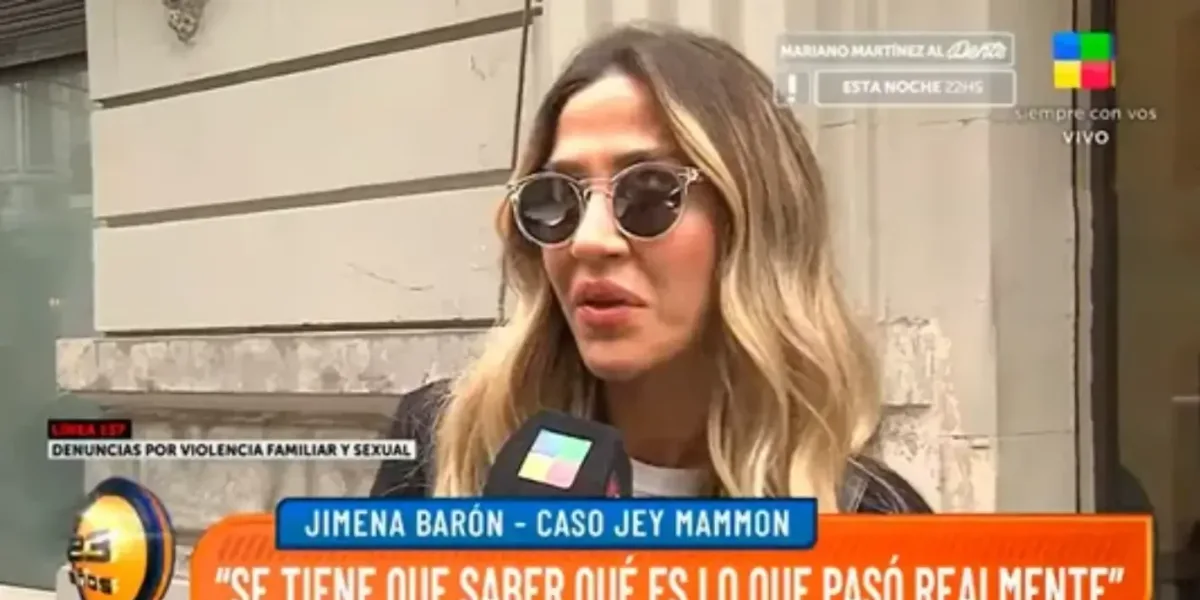 Jimena Barón spoke of the situation of Jey Mammón: "drags a minor to a place that does not correspond