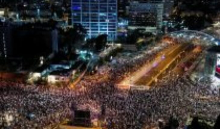 Miles de personas se unen a las protestas contra reforma judicial en Israel