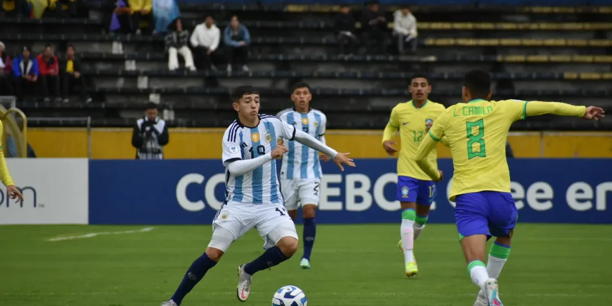 South American U17: Argentina lost to Brazil, but qualified for the World Cup