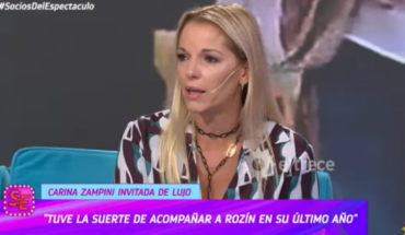 The emotion of Carina Zampini after remembering Gerardo Rozín: “I accompanied him throughout his last year”