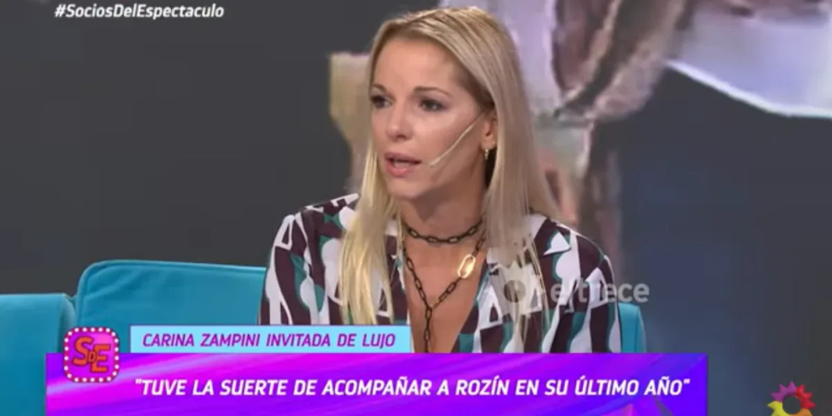The emotion of Carina Zampini after remembering Gerardo Rozín: "I accompanied him throughout his last year"