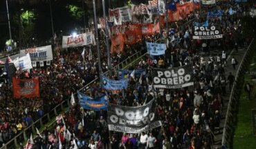 “Torchlight March” | Social organizations march from Puente Pueyrredón to Plaza de Mayo and analyze camping
