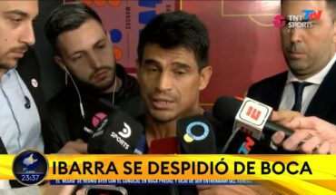 Video: BOCA I Hugo Ibarra se despidió del plantel: “Sé cómo son las reglas del juego”