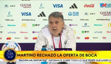 Video: BOCA NO PUDO CONSEGUIR AL TATA I Martino rechazó la oferta del xeneize para dirigir al equipo