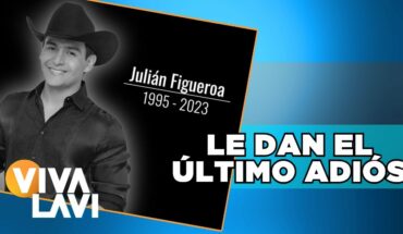 Video: Dan el último adiós a Julián Figueroa | Vivalavi