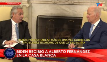 Video: ESTADOS UNIDOS I Biden recibió a Alberto Fernández en la Casa Blanca