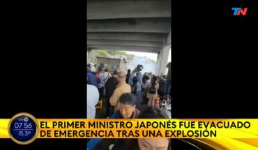Video: JAPÓN I Evacuaron de emergencia al primer ministro mientras daba un discurso