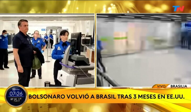Video: Jair Bolsonaro volvió a Brasil para reorganizar a la derecha, pero deberá enfrentar a la justicia