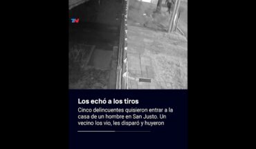 Video: LOS ECHÓ A LOS TIROS I Un vecino escuchó los movimientos, sacó su arma y echó a los delincuentes