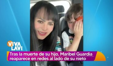 Video: Maribel Guardia reaparece en redes sociales tras muerte de su hijo | Vivalavi