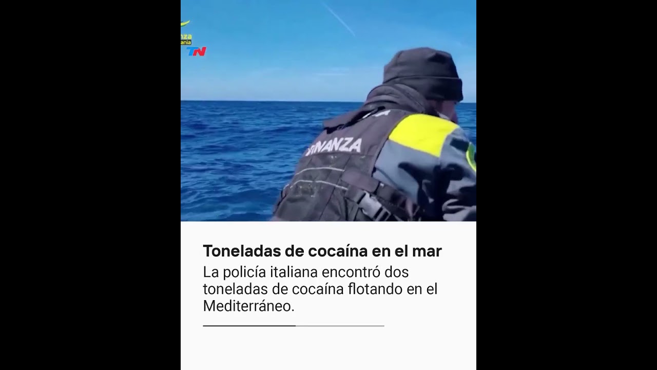 NARCOTRÁFICO I Encuentran dos toneladas de cocaína flotando en el Mediterráneo