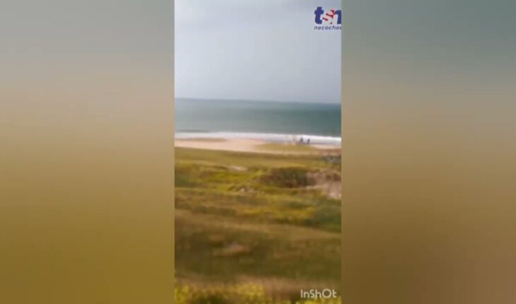 Video: NECOCHEA I Una tromba marina en medio de una tormenta