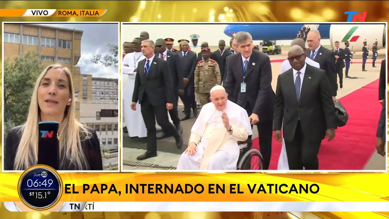 ROMA: el Papa Francisco seguirá internado: descartaron neumonía y afirman que “pasó una buena noche”