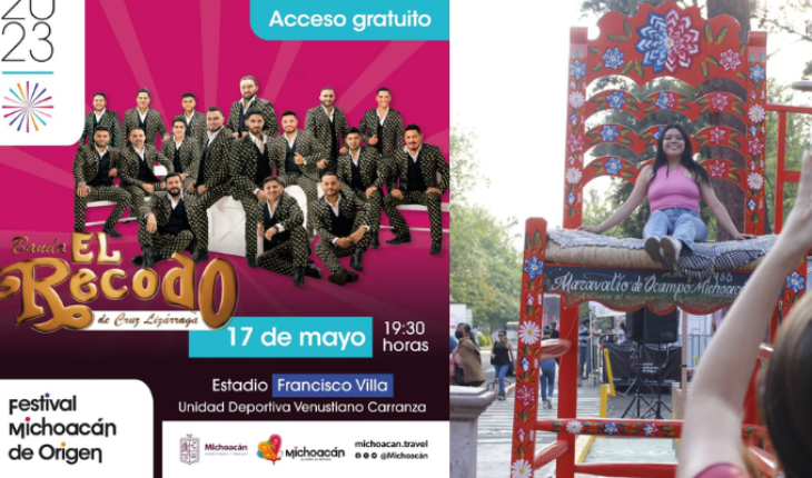 Banda El Recodo closes cycle of concerts at the Michoacán Festival of Origin