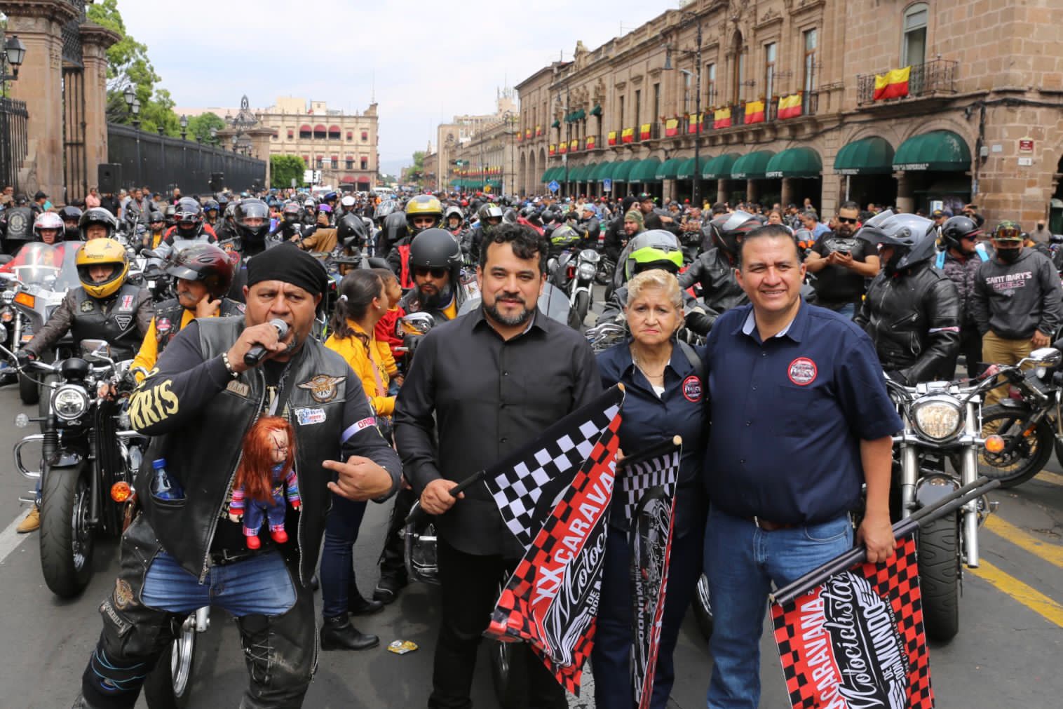Coordinación de Comunicación reconoce labor de la Caravana Motociclista de Don Mundo para promover a Michoacán