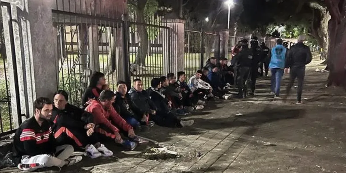 Detuvieron 29 hinchas de Defensores de Belgrano tras los enfrentamientos con la Policía en Nuñez