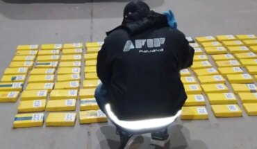 Encontraron más de 100 kilos de cocaína en un camión de bananas