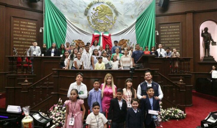 La voz de la niñez retumba en congreso michoacano, piden un Estado más incluyente: Ivonne Pantoja