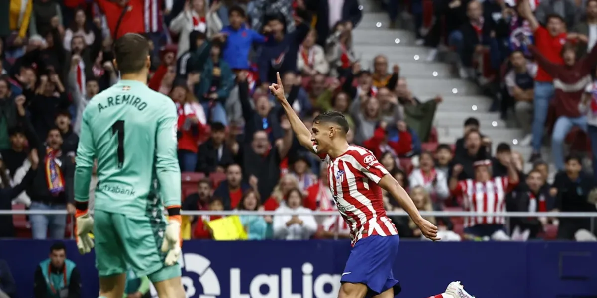 Molina selló la victoria del Atlético de Madrid