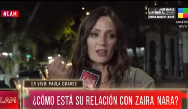 Paula Chaves spoke about her relationship with Zaira Nara: “At this moment we are estranged”