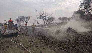 SSM implementa operativo sanitario por incendio en basurero de Cuitzeo