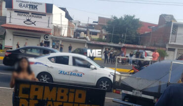 Taxista es ultimado a tiros en la calzada Benito Juárez