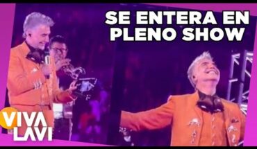 Video: Alejandro Fernández será abuelo de nuevo y se entera en pleno show | Vivalavi
