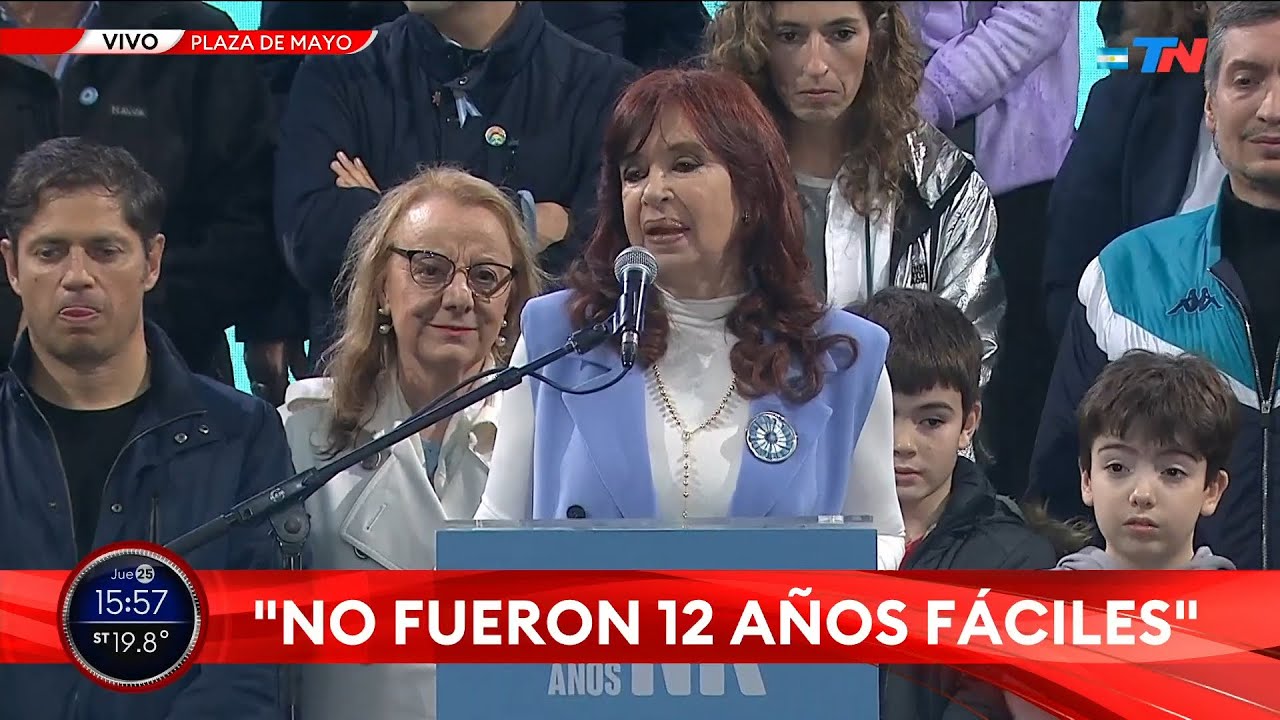 CFK, sobre la sequía: "Ahora nadie le echa la culpa al Gobierno como en 2008"