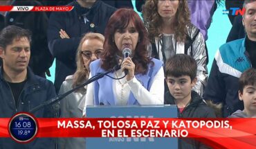 Video: “Dejamos un país mucho mejor que el que habíamos recibido y eso es un orgullo” Cristina Kirchner