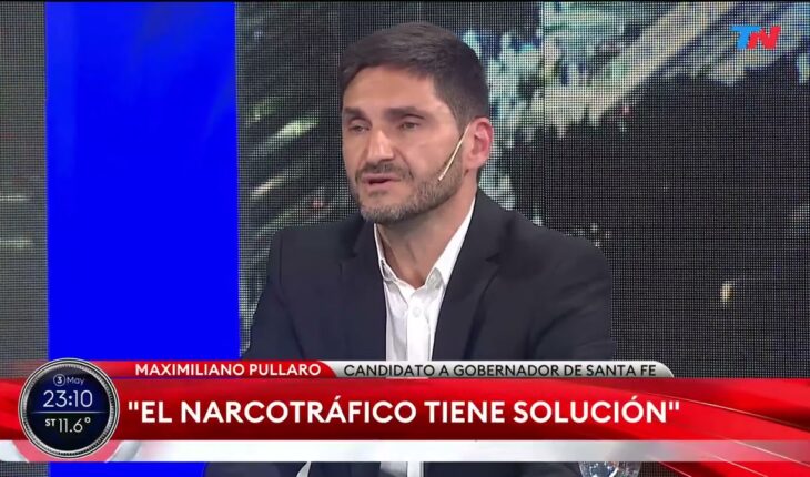 Video: “El narcotráfico tiene solución” Maximiliano Pullaro, candidato a gobernador de Santa Fe