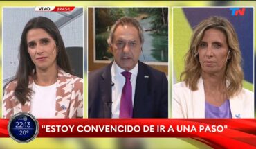 Video: “Estoy convencido de ir a una PASO” Daniel Scioli, embajador argentino en Brasil