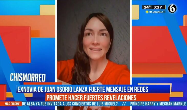 Video: Ex novia de Juan Osorio revela haber recibido amenazas | El Chismorreo