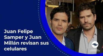 Video: Juan Felipe Samper y Juan Millán confiesan a quién le enviarían un video por redes sociales