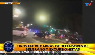 Video: TIROS ENTRE BARRABRAVAS EN NÚÑEZ