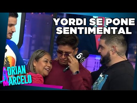 Yordi llora al ver llegar a su mamá | Adrián Marcelo Presenta