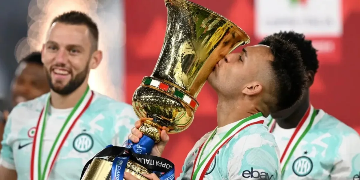 With two goals from Lautaro Martínez, Inter beat Fiorentina and became champions of the Coppa Italia