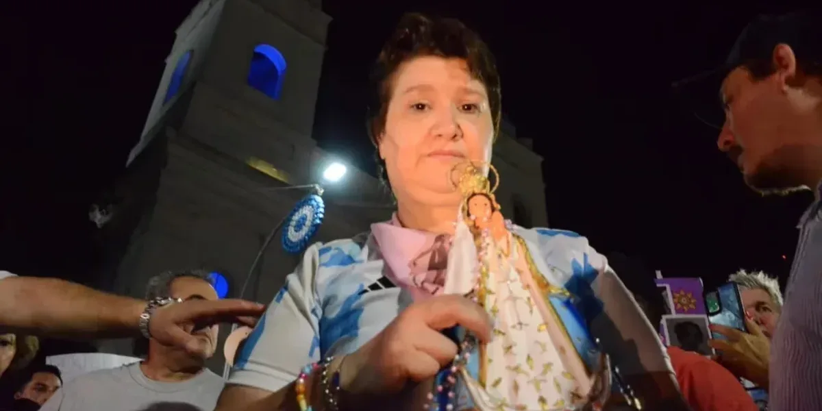 Cecilia's mother led another march in Chaco: "I am peaceful, I want justice and I don't want revenge"