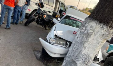 Choque entre taxis deja 5 personas heridas, en la Uruapan