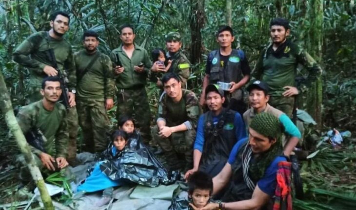 Colombia: hallan con vida a los cuatro nenes perdidos durante 40 días en la selva