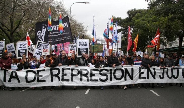 Docentes bonaerenses se sumaron al paro por la represión en Jujuy