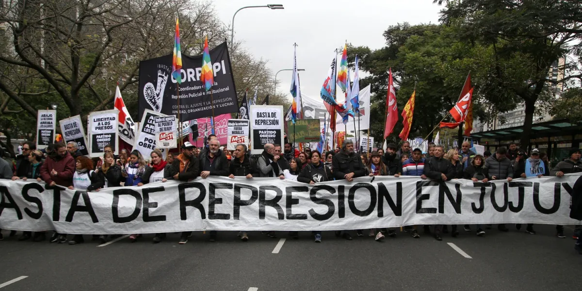 Docentes bonaerenses se sumaron al paro por la represión en Jujuy